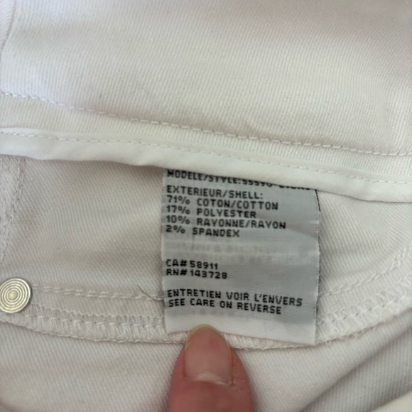 Tribal Jeans Flare Pull-On Women’s White Size 4 - Picture 4 of 15